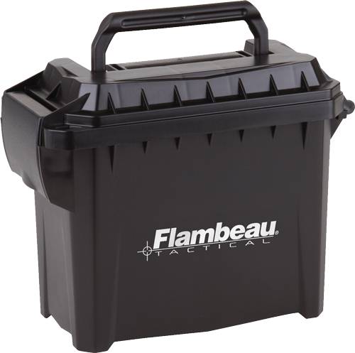 FLAMBEAU MINI TACTICAL AMMO CAN 6.75"X3.375"X5.5" W/LOGO
