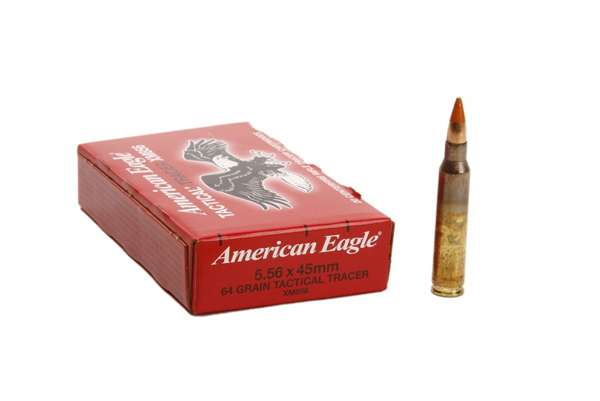 Federal American Eagle Tactical Tracer 223 Remington/5.56 NATO 64 GR ...