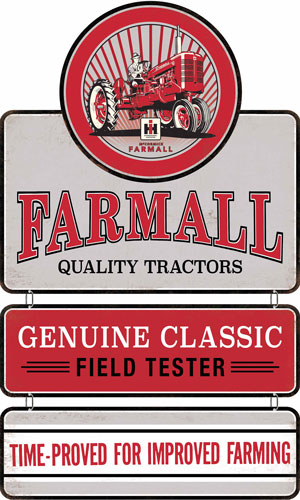 OPEN ROAD BRANDS LINKED EMB TIN SIGN FARMALL LINKED SIGN | Range USA