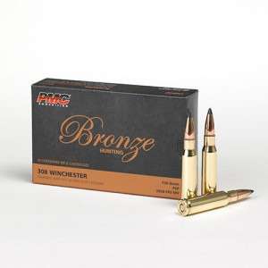 PMC 308SP Bronze  308 Win 150 gr Pointed Soft Point (PSP) 20 Bx/ 40 Cs-img-0