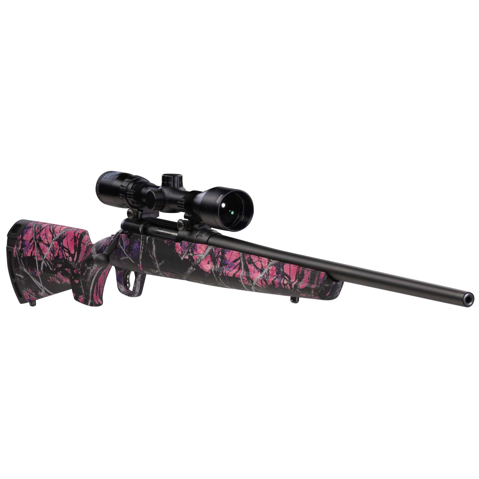 Savage Axis II Compact 243 Win 4+1 20" Muddy Girl Matte Black Right Youth/C-img-2