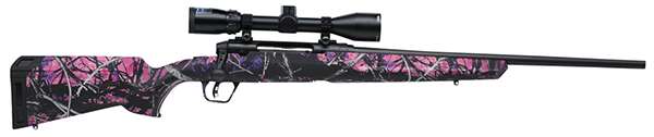 Savage Axis II Compact 243 Win 4+1 20" Muddy Girl Matte Black Right Youth/C-img-0