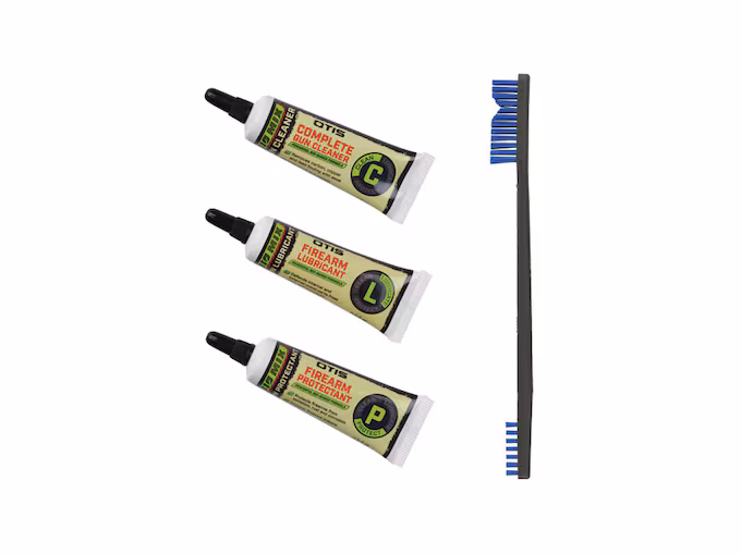 OTIS CLEANER/LUBE/PROTECTANT THREE .5OZ TUBES W/BRUSH - OTIS