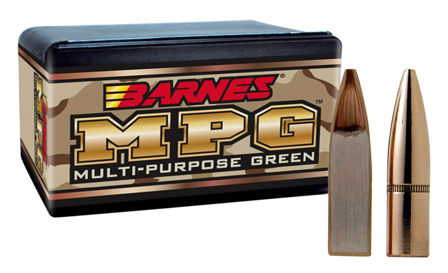 Barnes Bullets 30195 Rifle MPG 223 Rem .224 55 gr MultiPurpose Green
