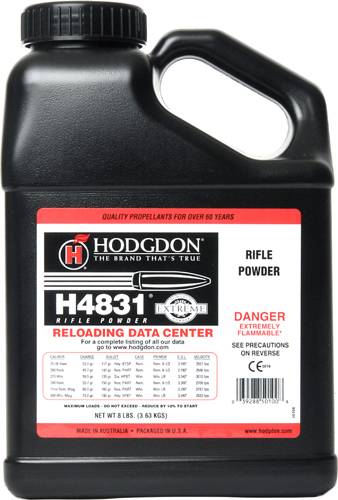 HODGDON RIFLE POWDER POWDER H4831 8-LB CAN ( 2 PER CASE ) | Tactical World
