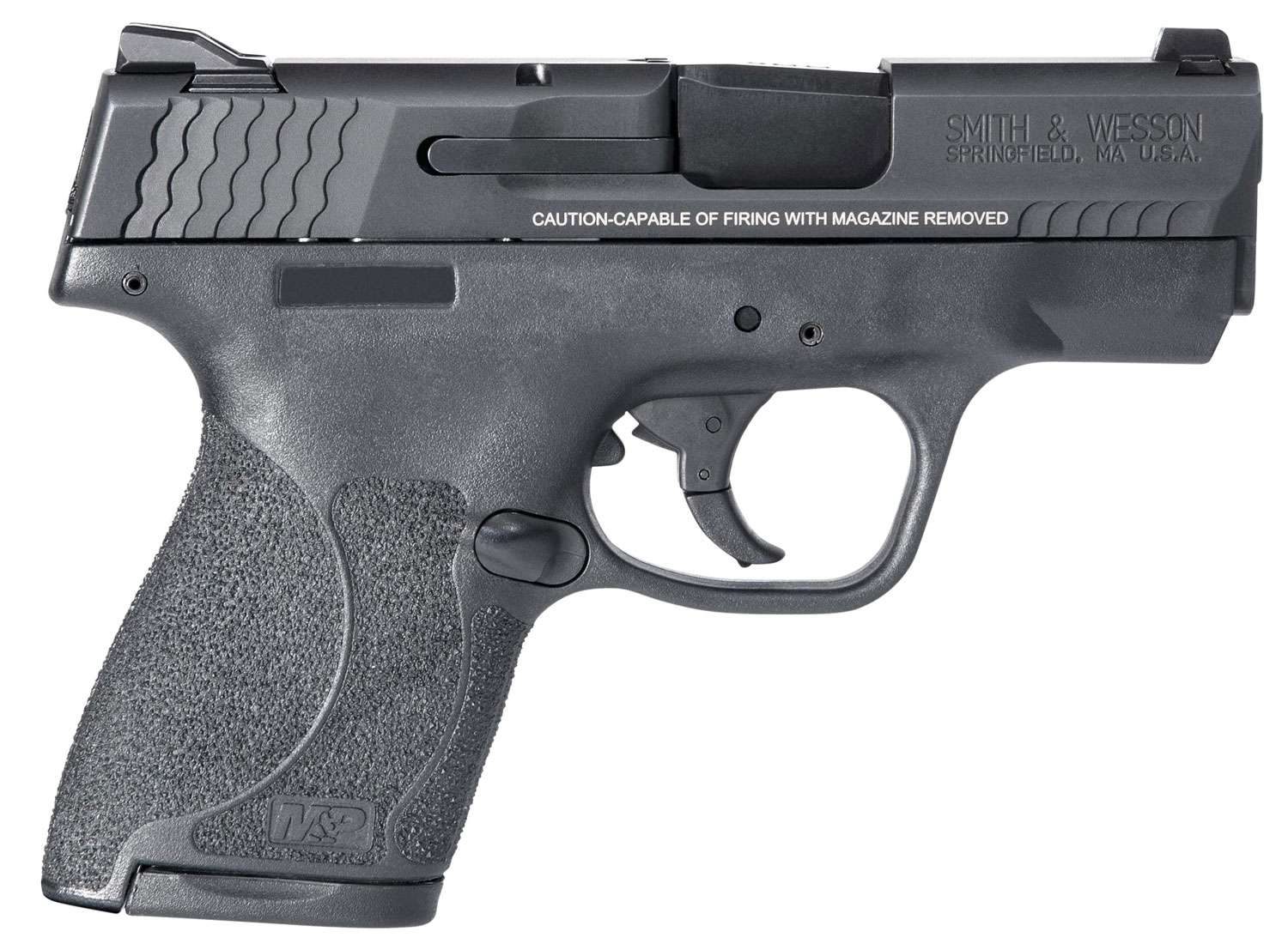 S&W 11807 M&P Shield M2.0 9mm 3.1 Fixed Sights Thumb Safety Black 7 & 8-rd MA Compliant