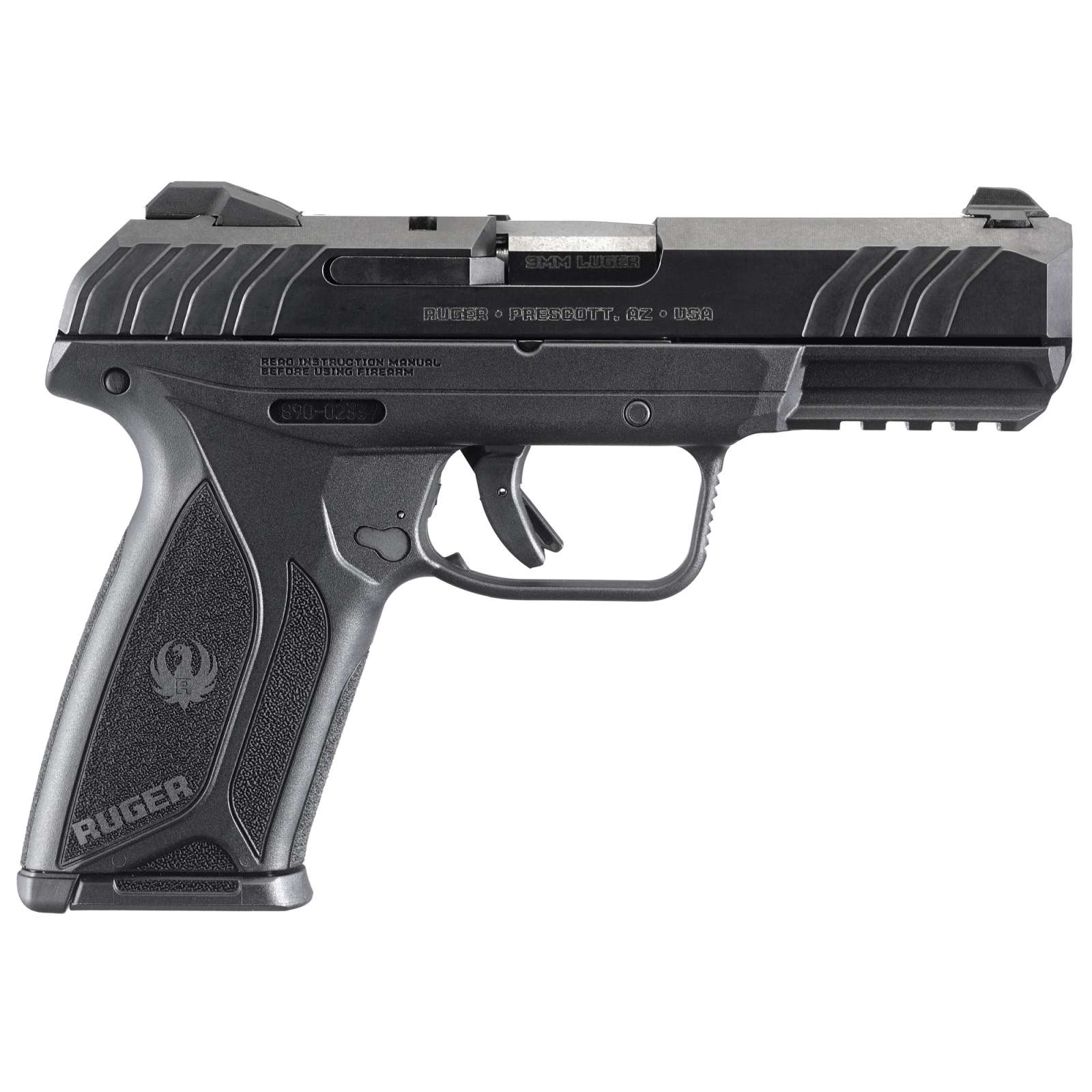 Ruger 3811 Security-9 9mm Luger 10+1 4" Black Steel Barrel, Black Oxide-img-0
