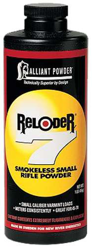 ALLIANT RELODER, RELODER 7 SMOKELESS SMALL RIFLE 1 LB