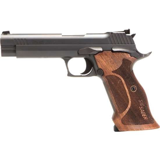 Sig Sauer 210A9TGT P210 Target SAO 9mm Luger 5" 8+1 Black Nitron Walnut Tar-img-0