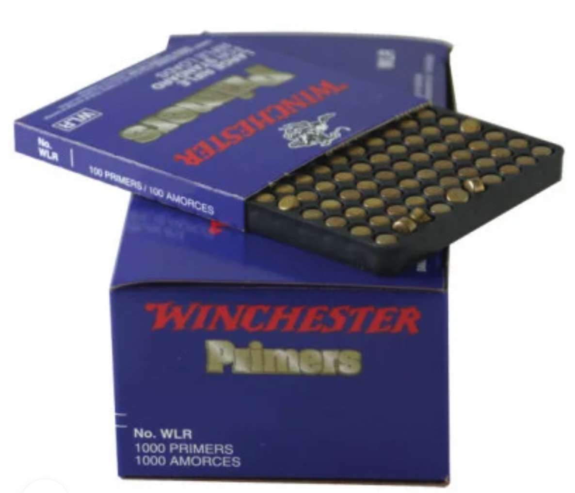 WINCHESTER PRIMERS LARGE PISTOL 1M - Winchester Powder