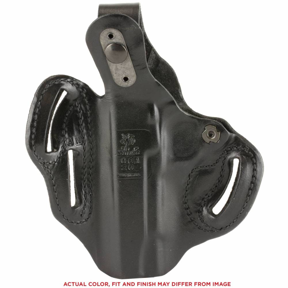 DeSantis 001TA33Z0 Thumb Break Belt Holster RH Tan Leather Colt Python Revolver 