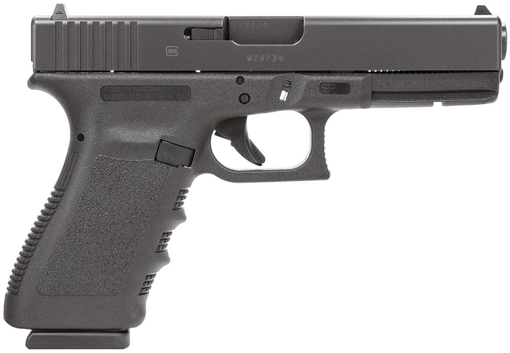 Glock PF2050203 G20SF Short Frame 10mm 4.6 Barrel Fixed Sights Black 2 15-rd Mags