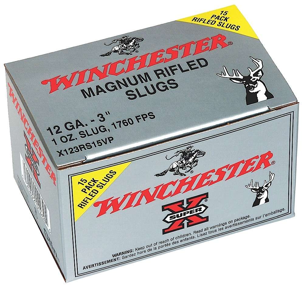 Winchester Ammo X123RS15VP SuperX Rifled Slug Hollow Point 12 Gauge 3