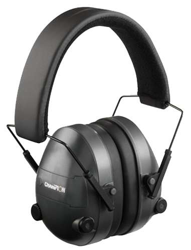 Champion Targets 40974 Electronic Muffs 25 dB Over the Head Black Ear ...