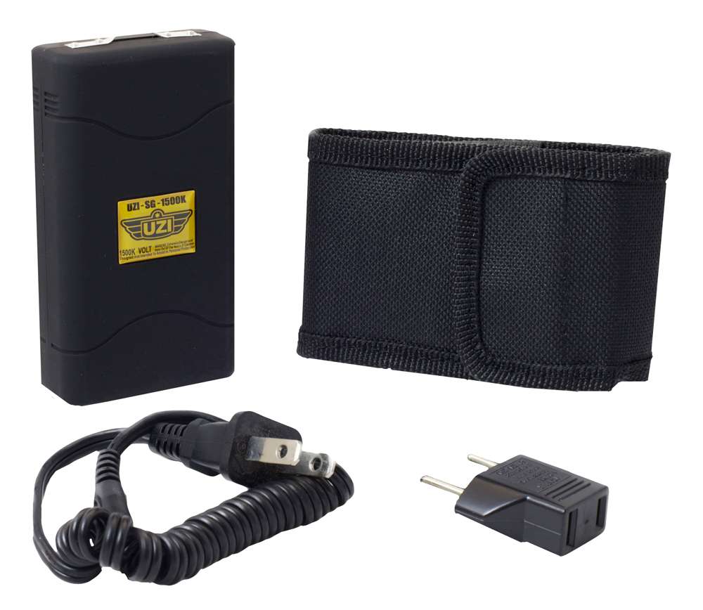 Uzi Accessories UZISG1500 Law Enforcement Stun Gun Rechargable Stun Gun