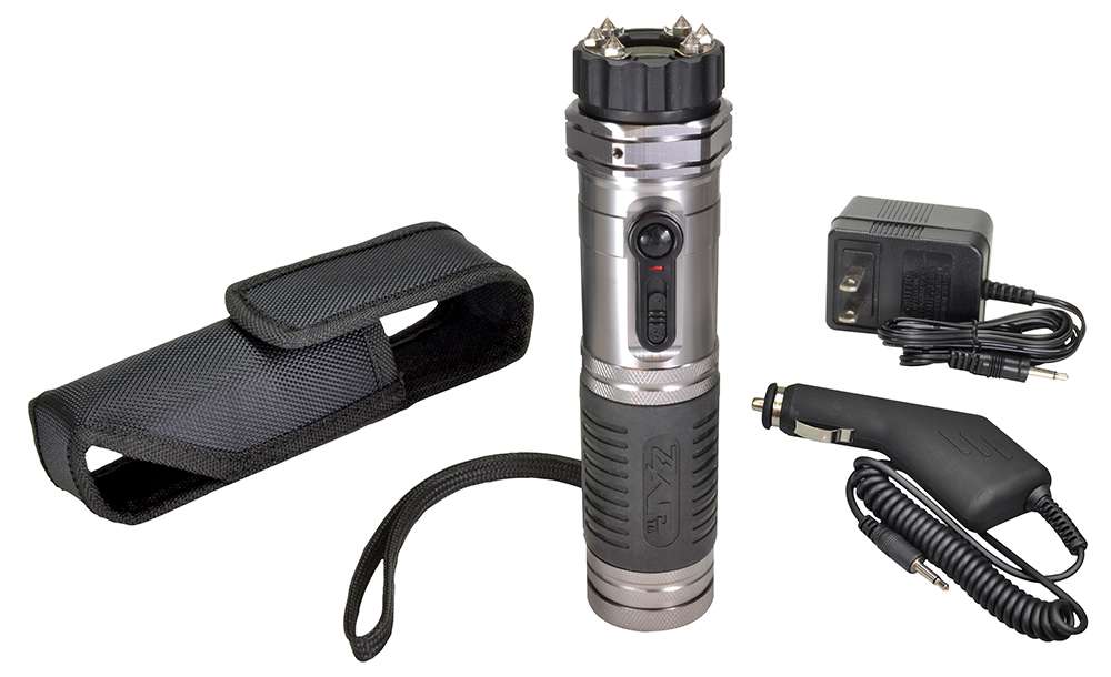 Zap ZAPL Zap Light Stun Gun/Flashlight Lightweight Contact Stainless
