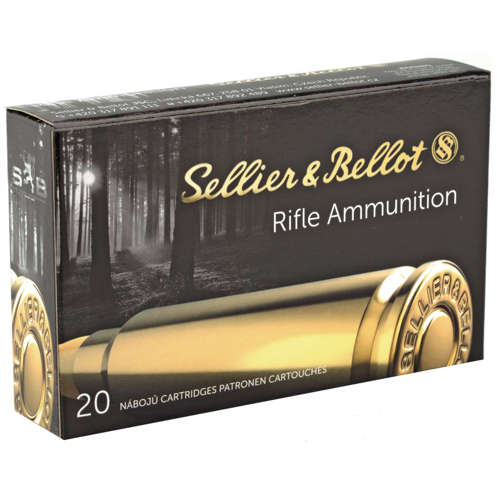Sellier & Bellot SB757A Rifle  7x57mm Mauser 140 gr Full Metal Jacket (FMJ)-img-1