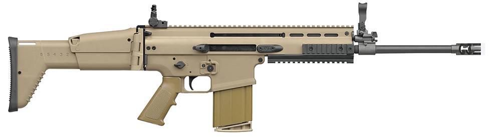 FN SCAR 17S Carbine Semi-Automatic 308 Winchester/7.62 NATO 16.25" 20+1 Adjustable Folding Flat Dark Earth Stock Flat Dark Earth/Black