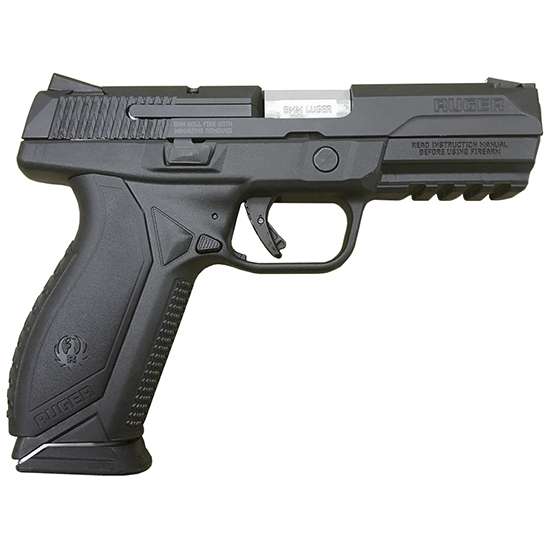 Ruger 8605 American Pistol Duty 9mm Luger 4.20" 17+1 Black Frame Black Nitr-img-0