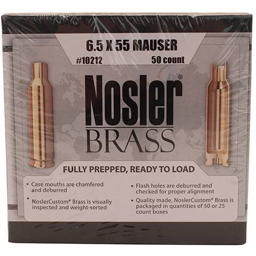 Nosler Brass Nosler 6.5x55 Swedish