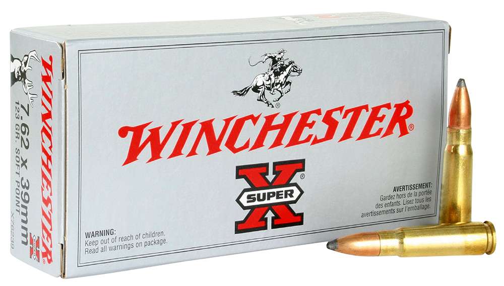 Winchester Ammunition X76239 SuperX 7.62x39 Russian 123 grain Power