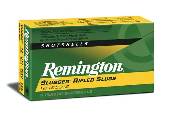 Remington Ammunition 20302 Slugger Hunting 12 Gauge 2.75" 1 oz Rifled Slug Shot 5 Per Box/ 50 Cs - Remington - RIFLED SLUG