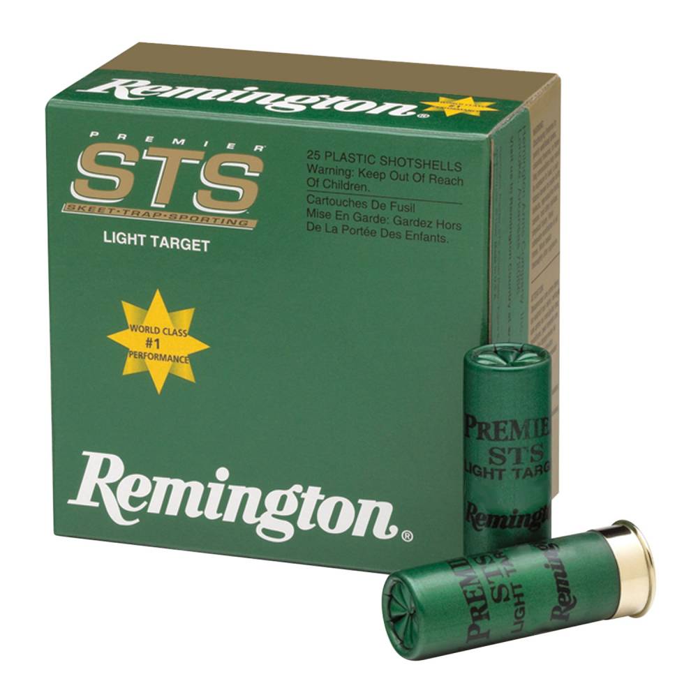 Rem 12ga 7.5 Shot 1-1/8oz 25Bx/10Cs 2.75" Lead Premier STS - Remington Ammo