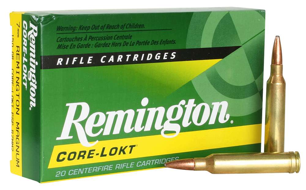 Remington Ammunition R7MM2 Core-Lokt 7mm Rem Mag 150 gr Core-Lokt ...