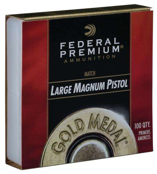 Federal GM155M Premium Gold Medal Large Magnum Pistol Primers 1000ct-img-0