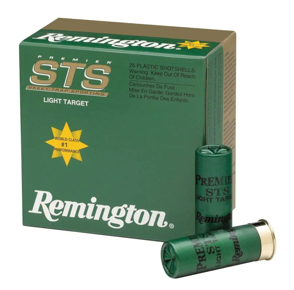 Rem 12ga 7.5 Shot 1-1/8oz 25Bx/10Cs 2.75" Lead Premier STS - Remington Ammo