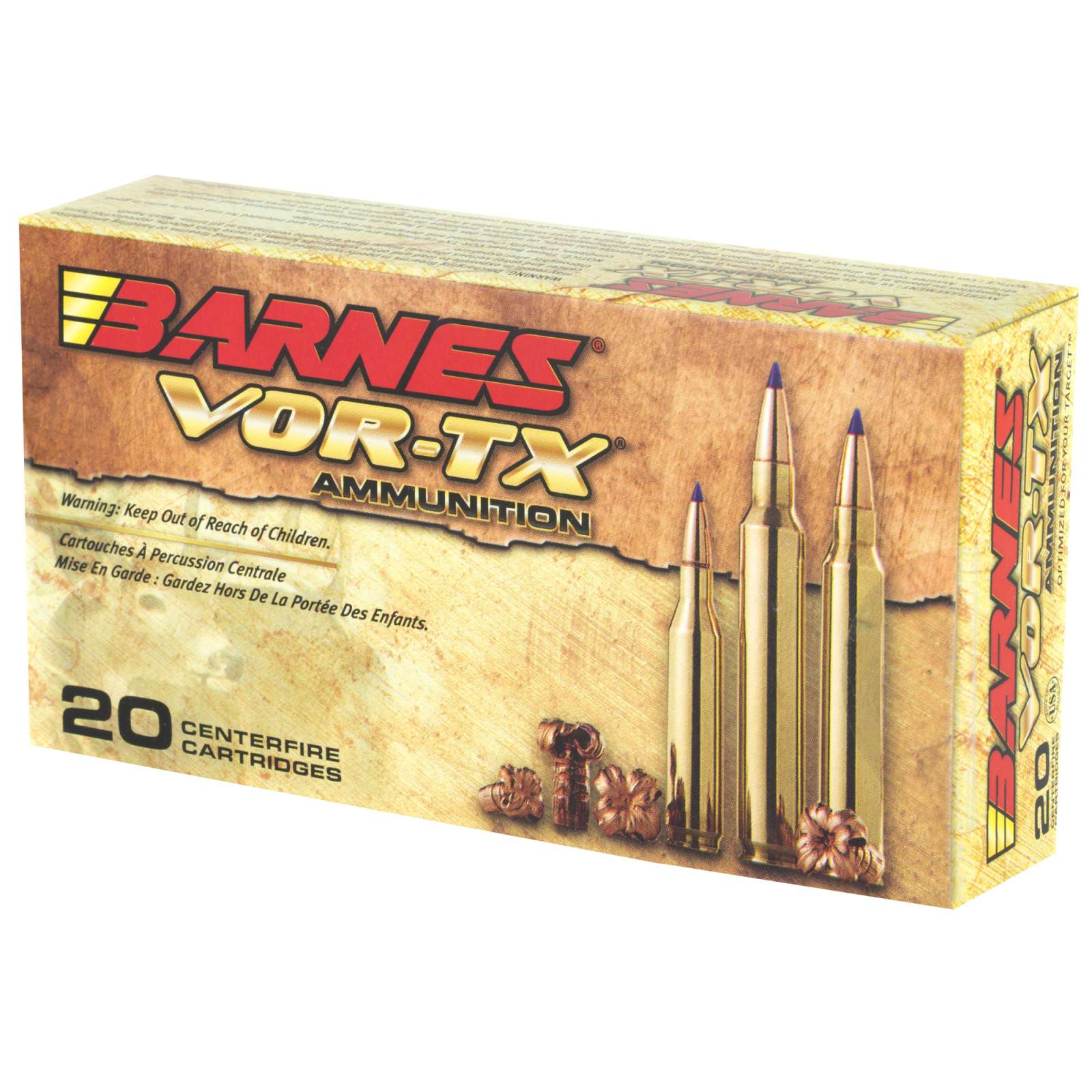 Barnes Bullets 21522 VOR-TX Rifle  243 Win 80 gr Tipped TSX Boat Tail 20 Bx-img-2