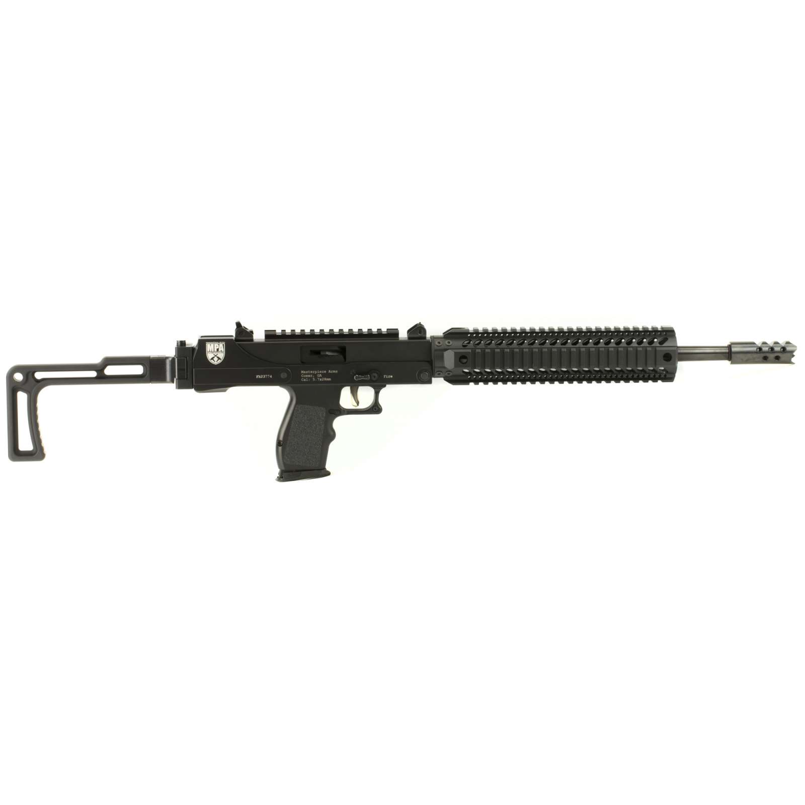 MasterPiece Arms Defender Carbine 5 7x28mm 16 20 1 Black Cerakote   2175 11478345 