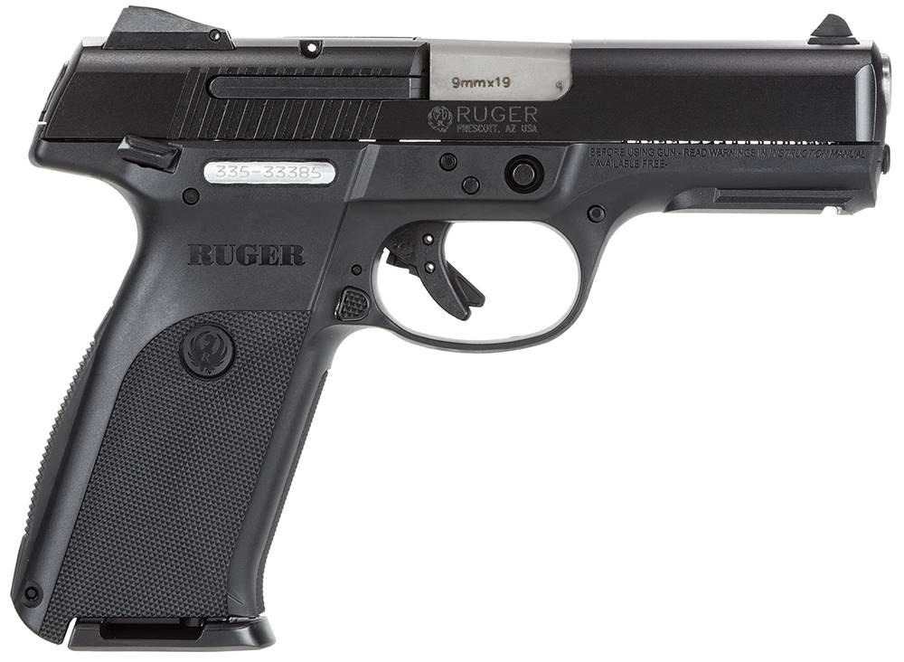 Ruger 3321 Sr9 Standard Double 9mm Luger 4 1 17 1 Black Polymer Grip