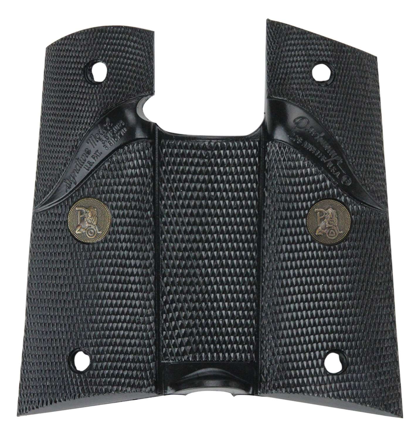 Pachmayr 02919 Signature Pistol Grip w/Thumb Swell 1911 Checkered Black