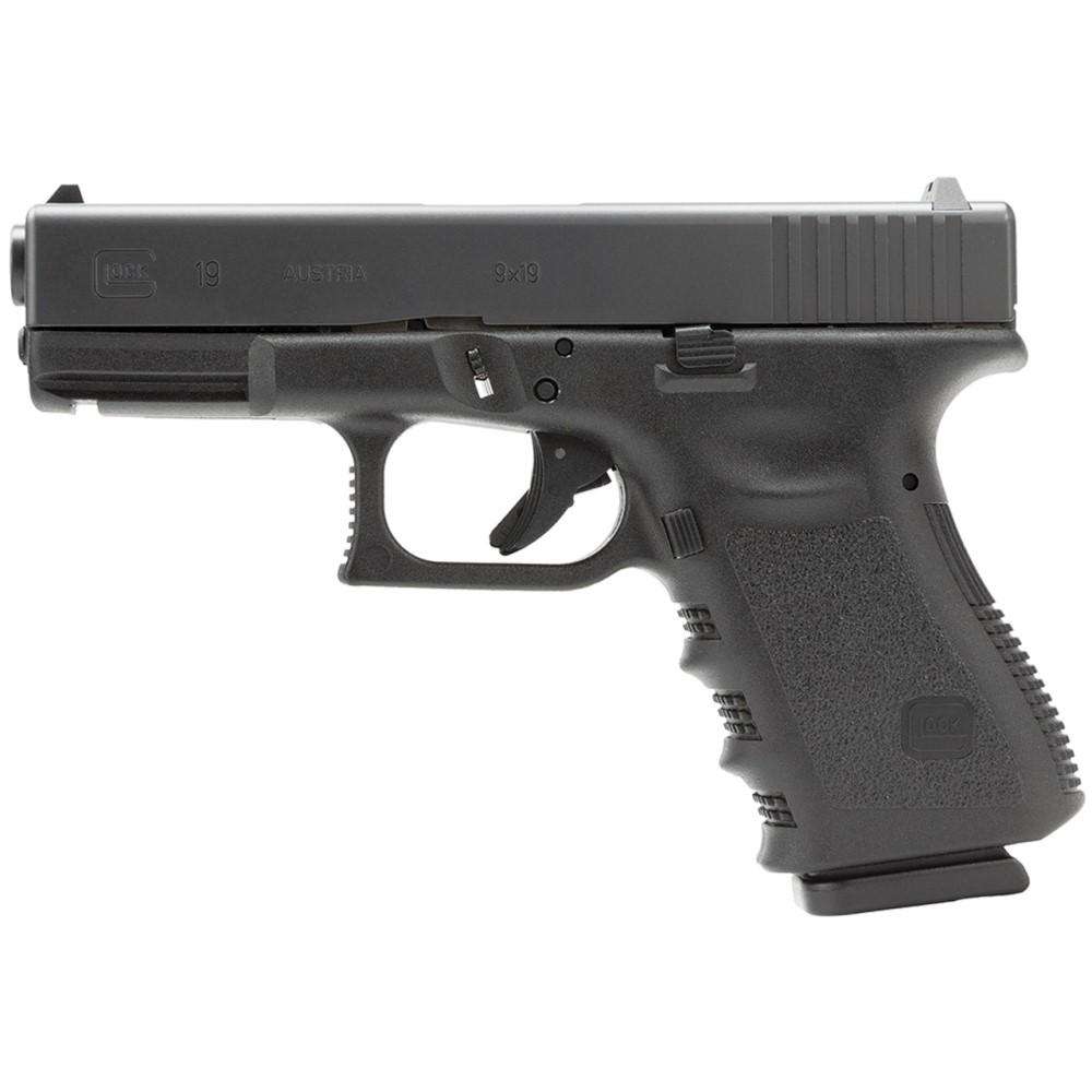 Glock PI1950201 G19 Gen3 Compact *CA Compliant 9mm Luger 4.01" 10+1 Black S-img-0