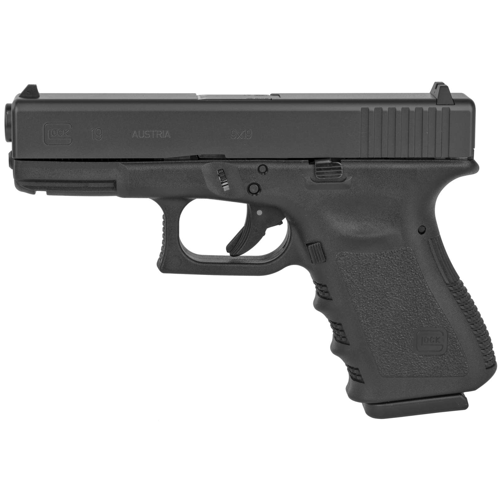 Glock PI1950201 G19 Gen3 Compact *CA Compliant 9mm Luger 4.01" 10+1 Black S-img-0