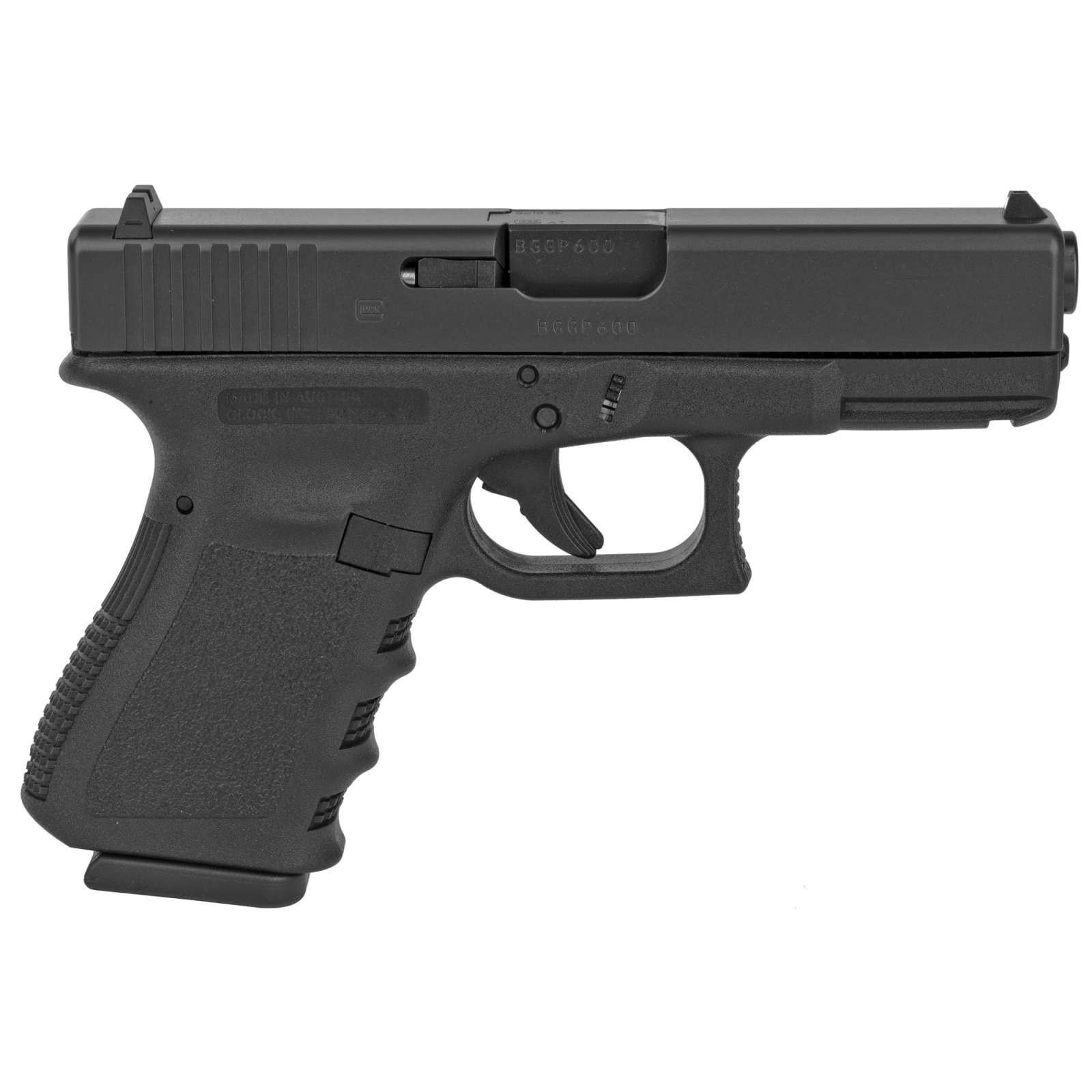 Glock PI1950201 G19 Gen3 Compact *CA Compliant 9mm Luger 4.01" 10+1 Black S-img-1