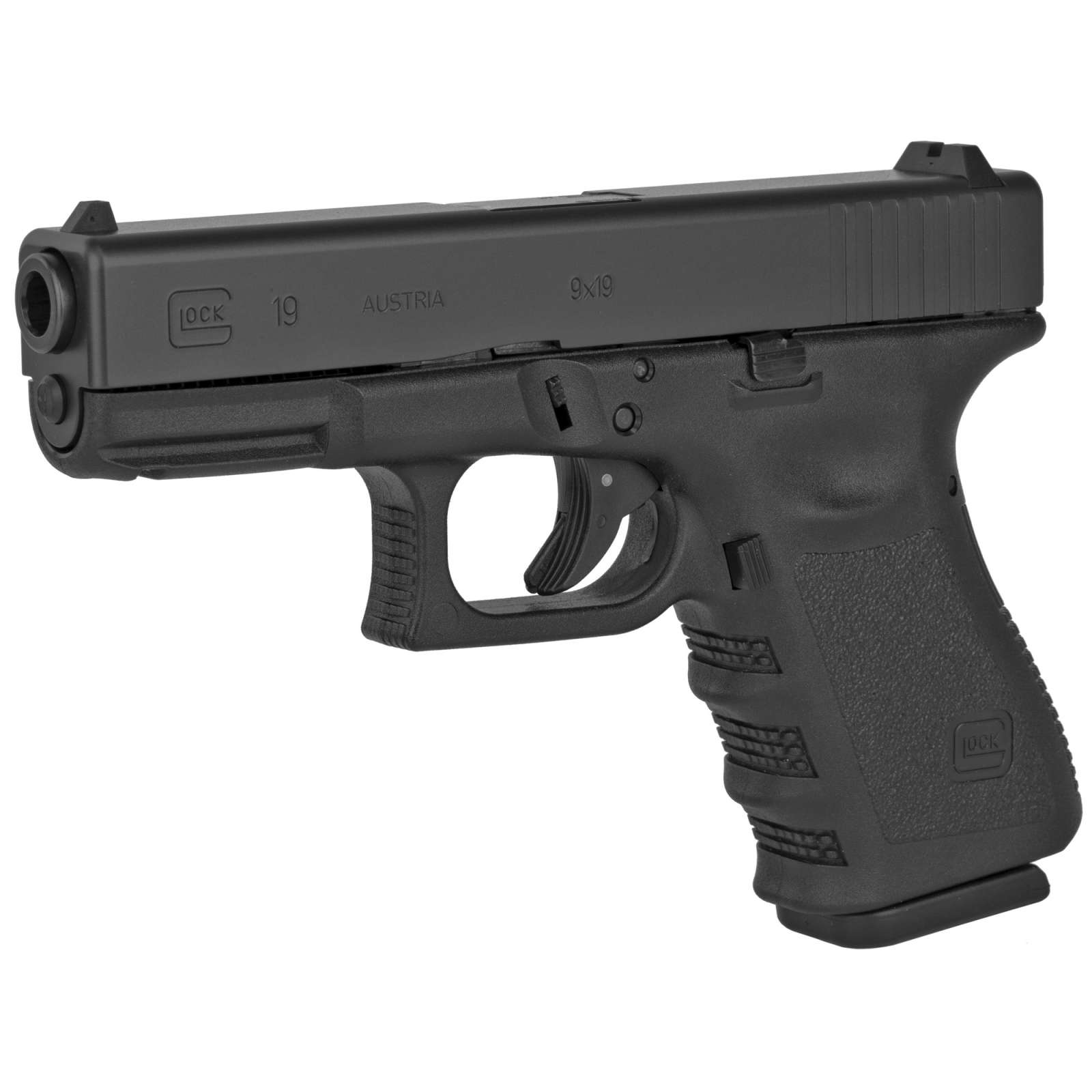 Glock PI1950201 G19 Gen3 Compact *CA Compliant 9mm Luger 4.01" 10+1 Black S-img-2