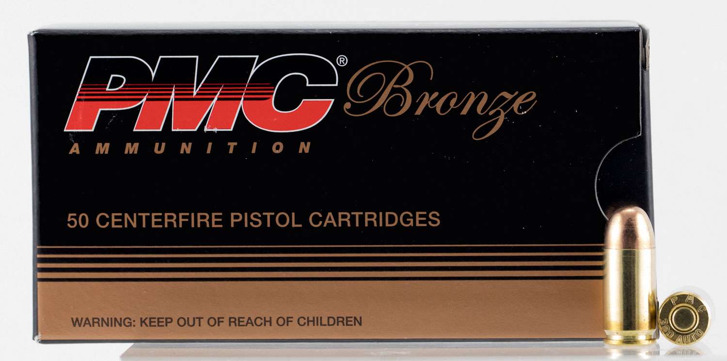 PMC 380A Bronze  380 ACP 90 gr Full Metal Jacket (FMJ) 50 RD BOX