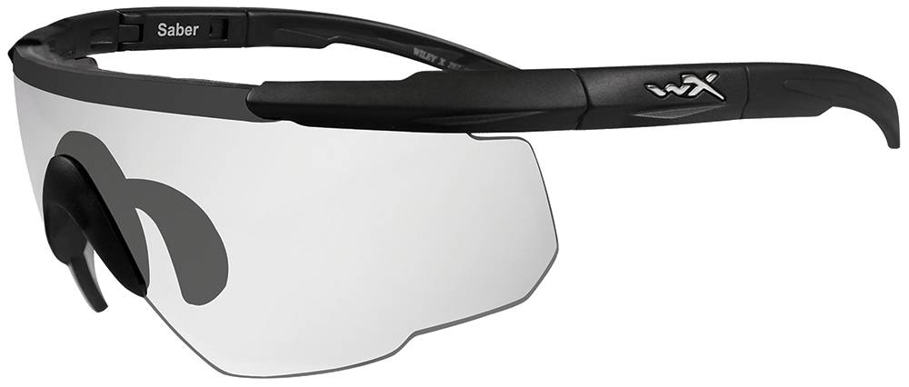 Wiley X Eyewear 303  Saber Advanced Safety Glasses Matte Black/Clear - Wiley X