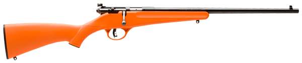 Savage 13810 Rascal Youth 22 LR 1 16.10" Orange Blued Right Youth/Compact H-img-0