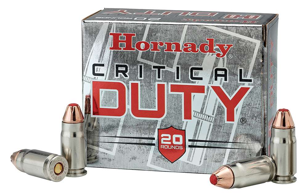 HORNADY CRITICAL DUTY 9MM+P 135GR 25RD | Range USA