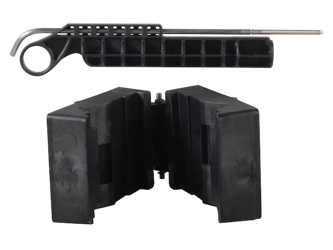 Wheeler 156444 AR-15 Upper Vise Block, Black Polymer, Gas Tube Alignment System, Left & Right-Hand Use - Wheeler - BLACK