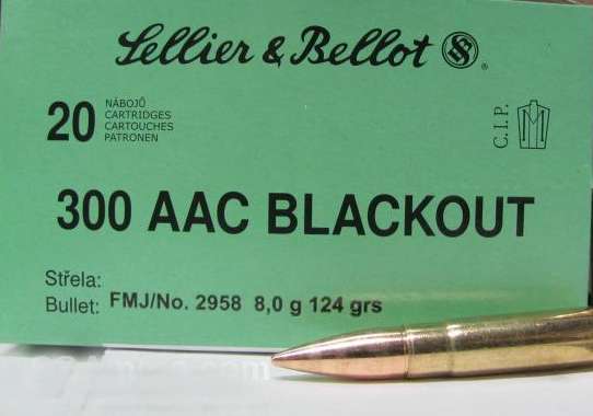 Sellier & Bellot 300BLKA Rifle  300 Blackout 124 gr Full Metal Jacket 20 Bx-img-0