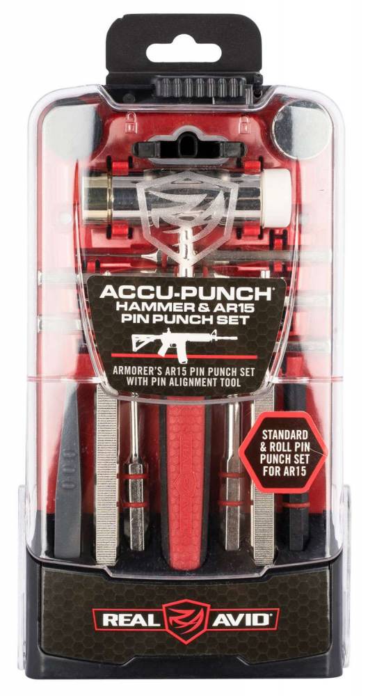 Real Avid/Revo AVHPSAR Accu-Punch Hammer & AR-15 Punch Set Rubber ...