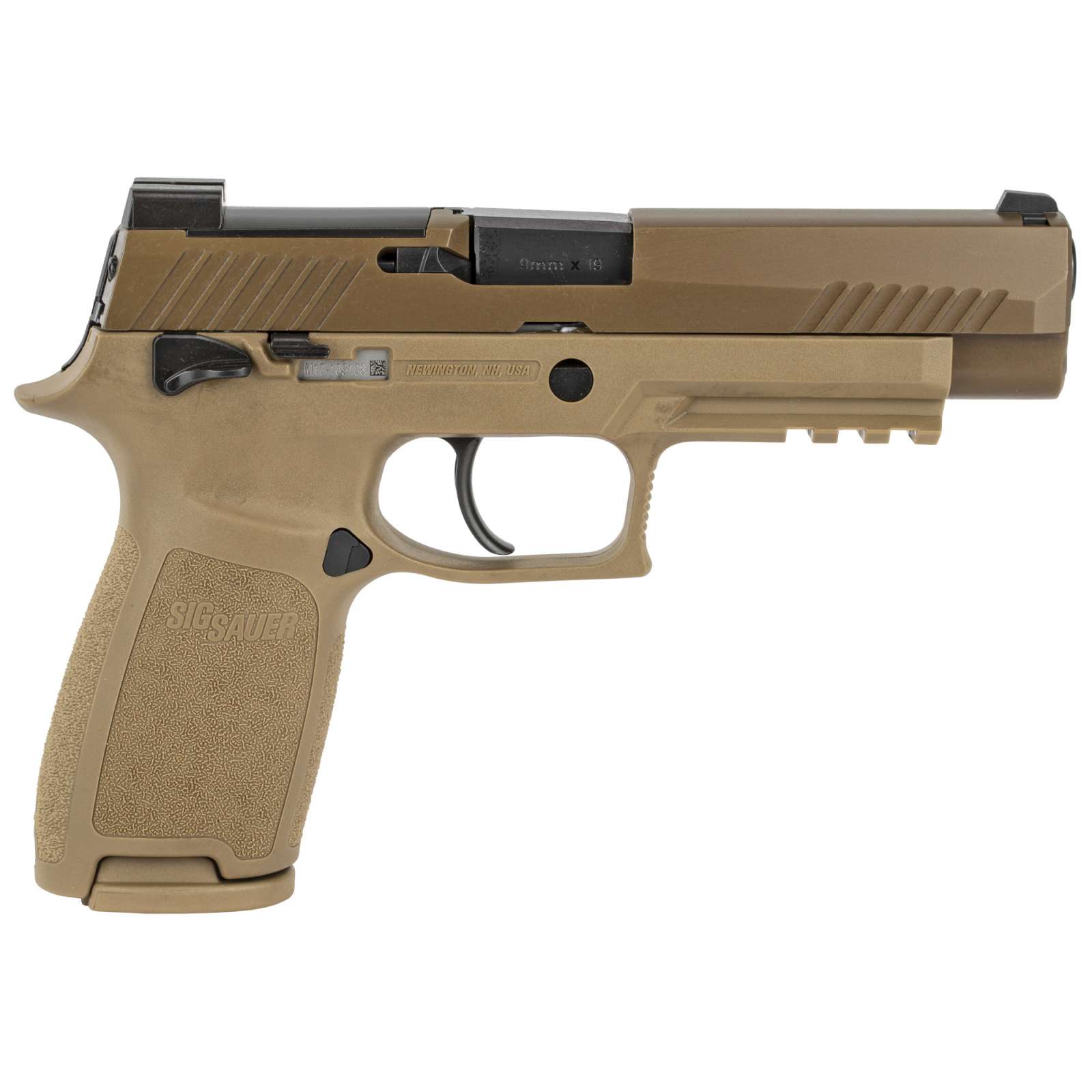 Sig Sauer P320 M17 9mm 4.7" 10Rds 2 Mags Stainless PVD Coyote-img-1