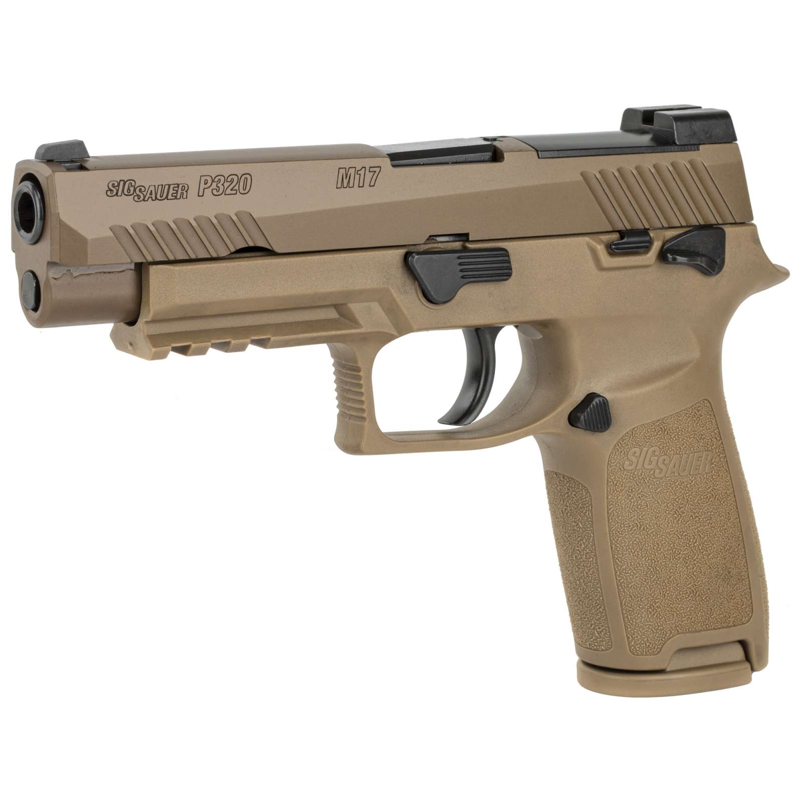 Sig Sauer 320F9M17MS10 P320 M17 9mm Luger 4.70" 10+1 Coyote Stainless Steel-img-2