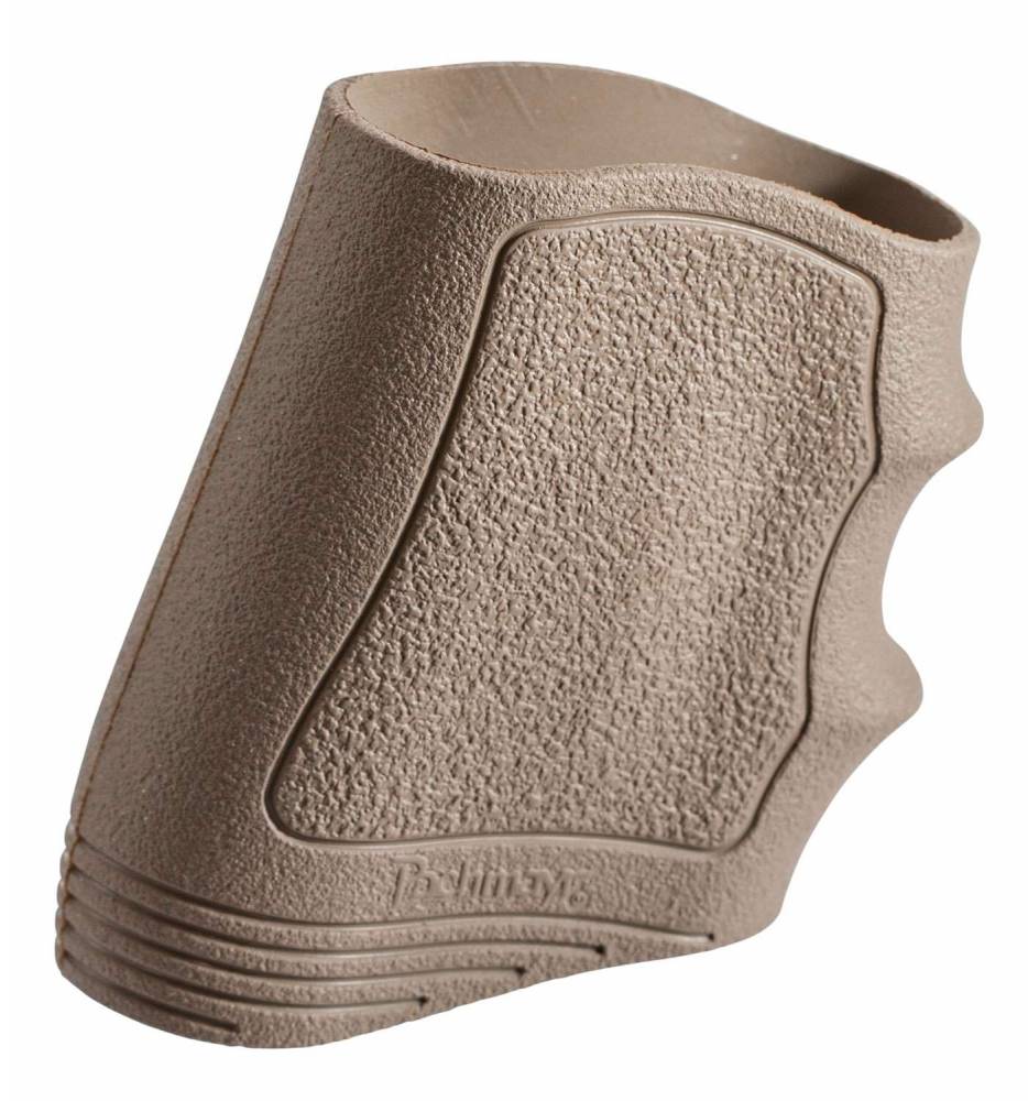 Pachmayr 05126 Gripper SlipOn Grip Universal Handgun Flat Dark Earth Rubber Maxon Shooter's