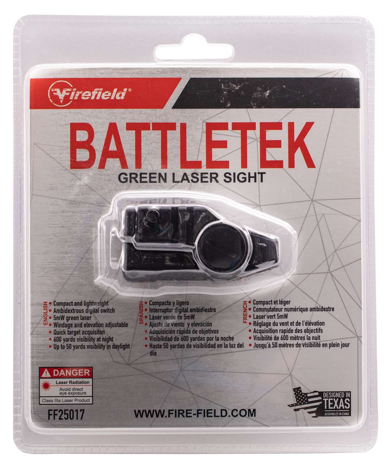 Firefield BattleTek Green Laser Sight | Guns 4 Less