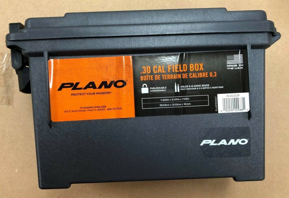 PLANO PLA1312P 30 CAL FIELD BOX BLACK